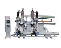 鋁門窗設備四頭組角機